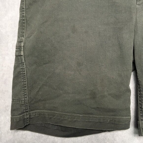 Marmot Men Cargo Shorts size 38 Gray Tech Work Trail Gusset Cotton Stretch Blend - Picture 12 of 15